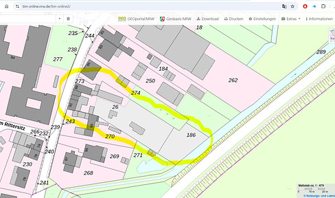 Building plot with building permit for an MFH top location in Heinsberg- Lieck