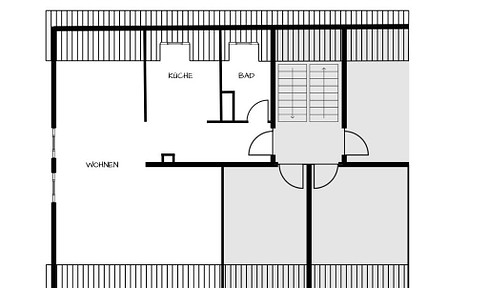 Furnished 1-room apartment in a top location on the Lichtwiese for your employees