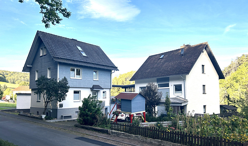 Double idyllic retreat in 37296 Ringgau: Two houses by the stream, in a perfect location for commuters!