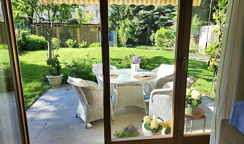 Furnished apartment with a garden and terrace, located in Zorneding, near Munich.