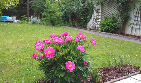 Furnished 2-room apartment with a garden, located in the eastern part of Munich, near the S4/S6 train lines.