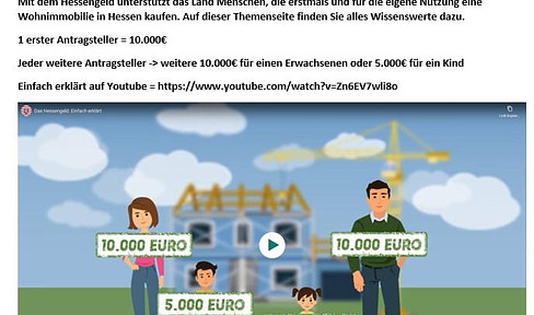 Exklusive freie Eigentumswohnung in der Villenkolonie – ohne Maklerk. 3% - Förderung Hessengeld !!!