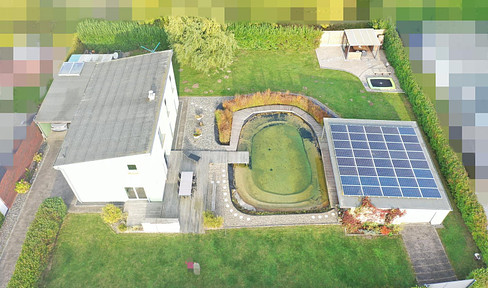 Modern detached house (KfW 40) with swimming pond incl. additional building plot