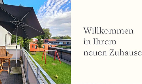 Top moderne, teilmöblierte 2,5 Zimmer Wohnung mit Südbalkon