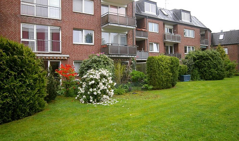 Gutgeschnittene 3-Zi.-EG Whg. mit Terrasse und Tiefgaragenstellplatz