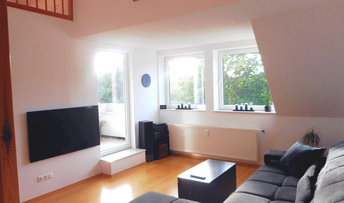 Bright, fully furnished maisonette apartment on 2 levels in a quiet location in Hamburg-Eidelstedt