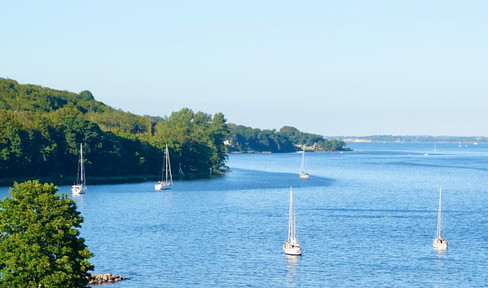 Fantastically beautiful 2-room apartment sea view Flensburg Fjord Hamburg 1,5h