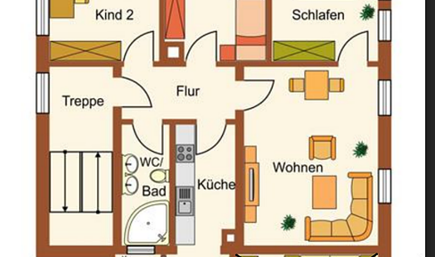 Top 4-room apartment with loggia!