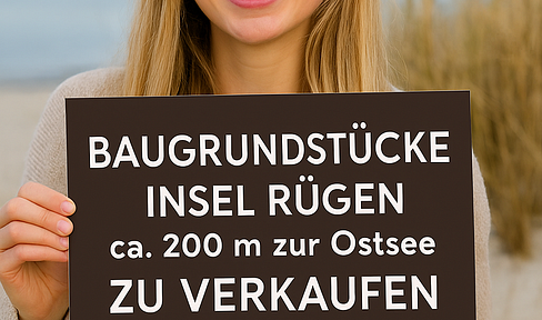 Baugrundstücke Insel Rügen Glowe ca 200 m zur Ostsee erschlossen (insgesamt 2051m²)