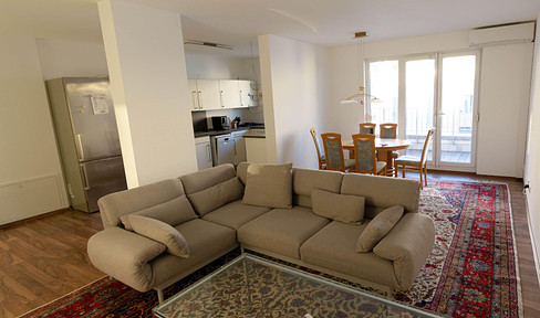 Penthouse apartment in the European Quarter - unfurnished or partially furnished also possible-