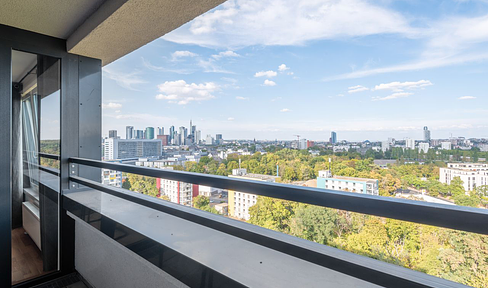 Maisonettewohnung mit Skylineblick - möbliert - ab 01.11.