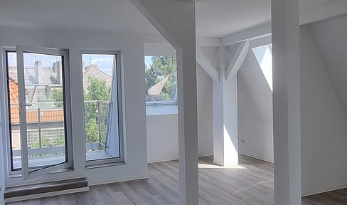 Erstbezug  - Besondere Dachgeschosswohnungen 2 - 3 Zimmer / Büroeinheiten in Magdeburg-Sudenburg