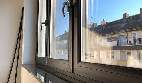 Refurbished 1-room apartment with fitted kitchen in Düsseldorf city center