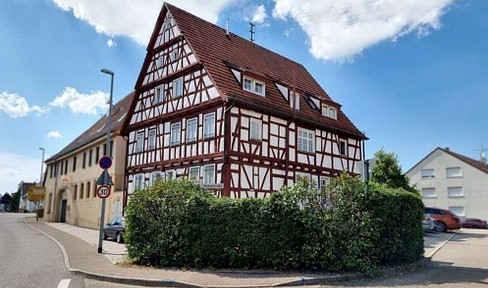 Modern apartment in a cozy half-timbered house