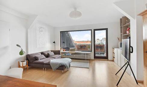 Bezugsfreie 4 Zi. DG-Wohnung mit Terrasse und 124,5m² Gesamtfläche