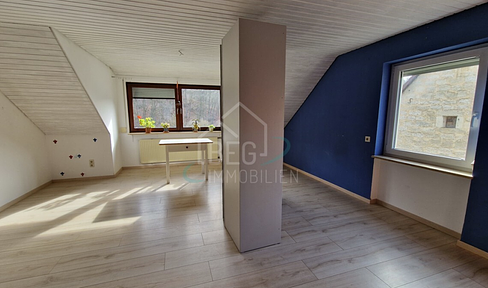 Attractive 4-room apartment with EBK and river access in Mistlau (Kirchberg)