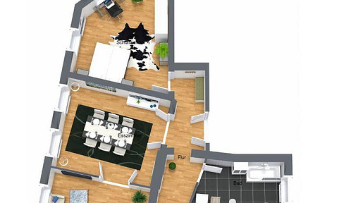 Charmante, frisch renovierte 3-Zimmer-Wohnung mit Altbauflair in der beliebten Südstadt