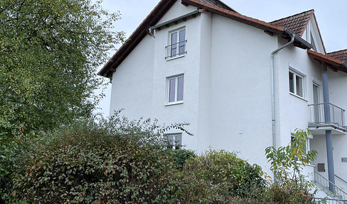 Architect's terraced house on the edge of a field