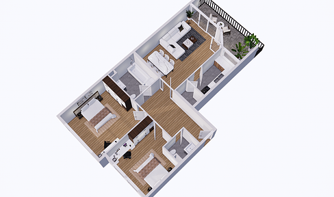 Ready-to-occupy apartment - modern, well-kept - Bad Godesberg, barrier-free, commission-free