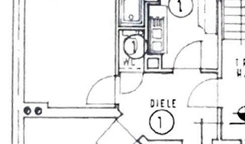 Zentralgelegene energieeffiziente 3 Zi Altbauwohnung (Erdgeschoss) in Mainnähe