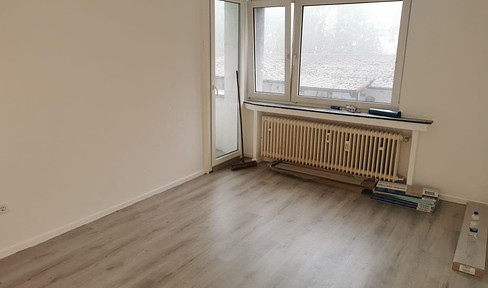 Newly renovated 1-room apartment with balcony in a quiet location