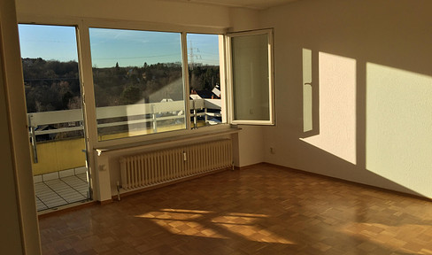 DREAMY and bright 2 room apartment in Mainz-Gonsenheim with balcony to the west (7th floor) - from PRIVATE