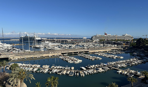 Luxurious apartment with fantastic views of the port of Palma, Can Barbara and the new marina