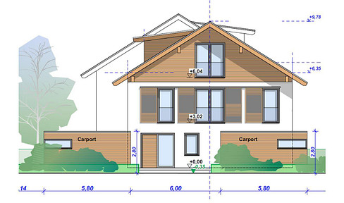 Starnberg building project: Beautiful plot for two semi-detached villas/multi-generational house