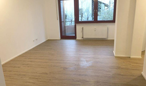 Very nice, well-divided 2-room apartment in Nuremberg with EBK (dishwasher), balcony and AA