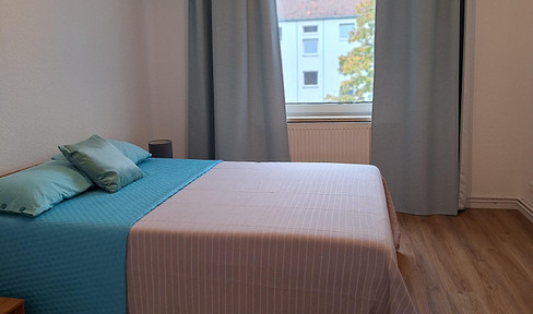 Furnished 3-room apartment in the Südstadt (old building) - first occupancy after core refurbishment