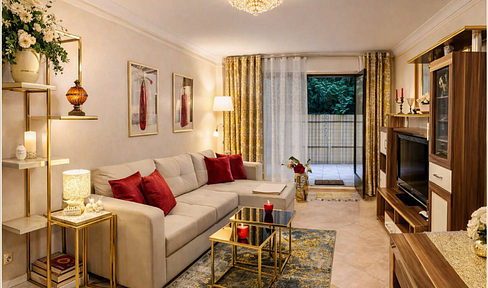 Furnished terrace apartment with sauna in Blankenese from private owner