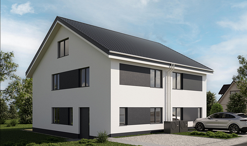 Semi-detached house under construction in Straßenhaus - "turnkey" (completion: ~Sep/Oct 2025)