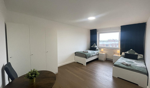 Große Möblierte 5-Zimmer-Wohnung Hamburg-Berne – ideal als Mitarbeiterwohnung oder WG