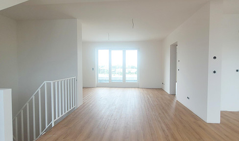 Maisonette first occupancy new build - high-quality 3-4 room apartment with balcony/loggia and underfloor heating