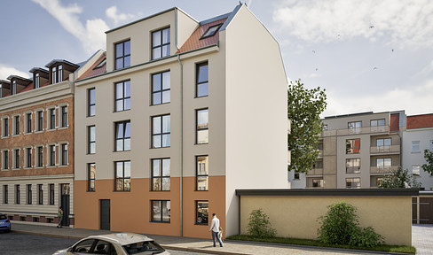 698 €/sqm WF with planning permission for 1,125 sqm WF in a quiet Wilhelminian-style neighborhood close to public transport