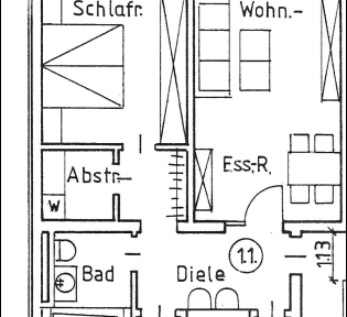 Gemütliche 3-Zimmer Wohnung mit Balkon