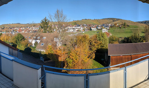 Free of commission ! Beautiful 2-room DG apartment with a view in Weinstadt