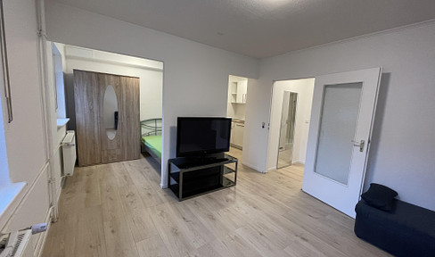 First occupancy: Bright furnished 1.5 room apartment in Berlin-Britz is looking for nice tenants (for 2 years)