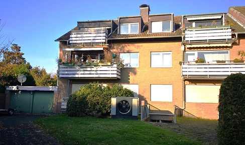 Light-flooded 3-room apartment completely renovated balcony fitted kitchen garden in mod. house centr. in NE-Hoisten