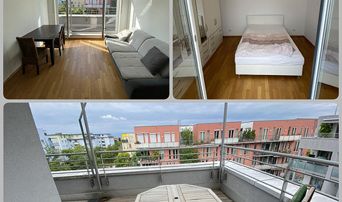 Sweeping views over Schwabing - Beautiful 2-room top floor apartment