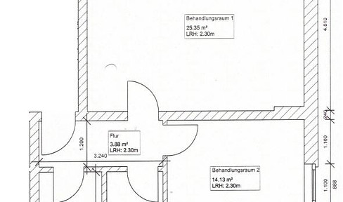 Büro/Praxisräume in zentraler, ruhiger Lage von Jenfeld