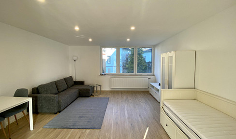 Zentral gelegen und möbiliert - sanierte 1-Zi. Wohnung