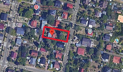 Berlin-Kaulsdorf, 1000m² plot, division for 2 parties also possible