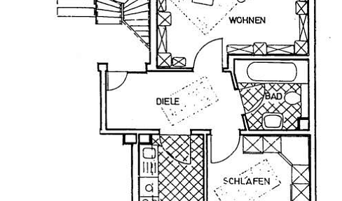 2 Zimmer Wohnung DG in Lindenau zu vermieten