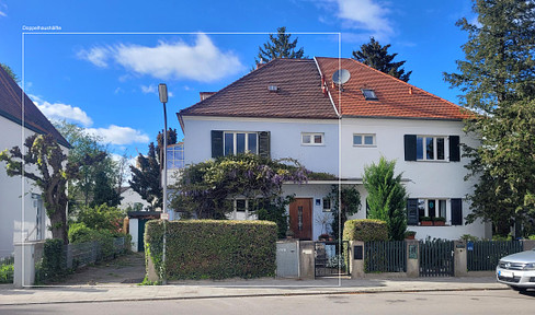 Semi-detached house in prime location in Obermenzing - rare opportunity - commission-free!