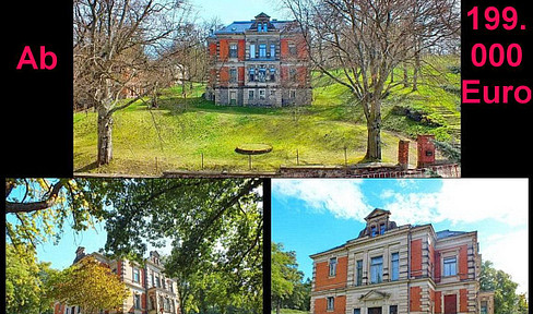 Mietkauf/Ratenzahlung Villa+Haus+Garagen, grüne Stadtmitte, provis.frei, Mindestpreis: 199000 Euro