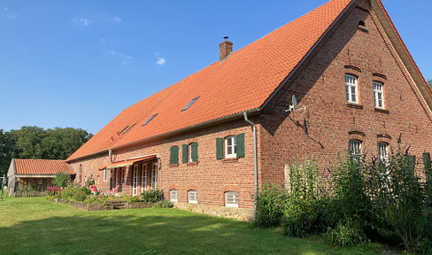 Farmhouse in a quiet, secluded location on the southern edge of a forest.