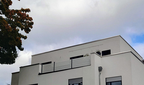 single penthouse in a 3-family house! quiet side street, good infrastructure, bathing lake