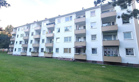 Well-kept 3-room apartment in the countryside with balcony