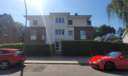 Rissen moderne komplett moebelierte Erdgeschosswohnung in Niedrigenergiehaus mit Garten